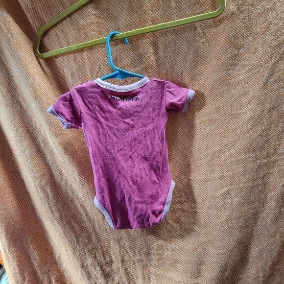 NWOT Lazy One Baby Girls "Duck Duck Moose" Pink Button up Onesie Size 6 Months - Picture 2 of 10